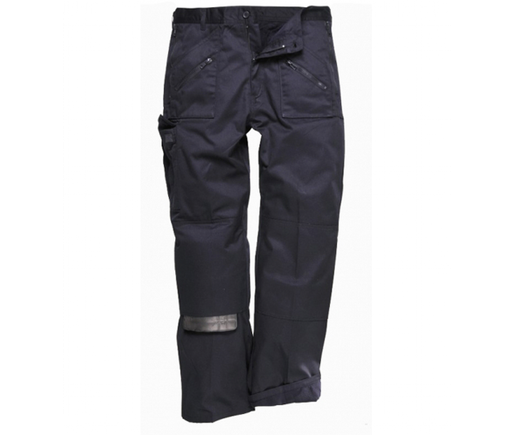 Gevoerde broek C387 zwart