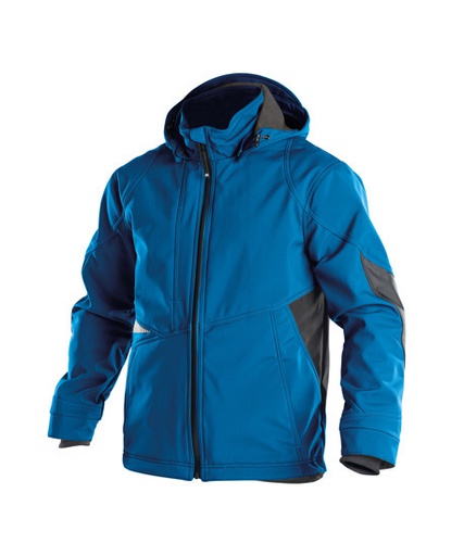 Softshell dassy gravity blauw/grijs