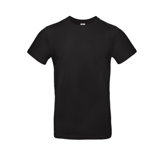 T-shirt b&c E190 zwart