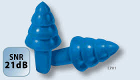 [060-0043] Oordopjes detecteerbaar blauw EP01 (doosje 50pr)