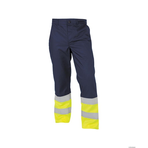 Broek Corona p/k Fluo geel/navy