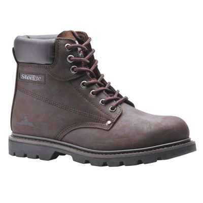 Schoen Steelite FW17 donker bruin hoog