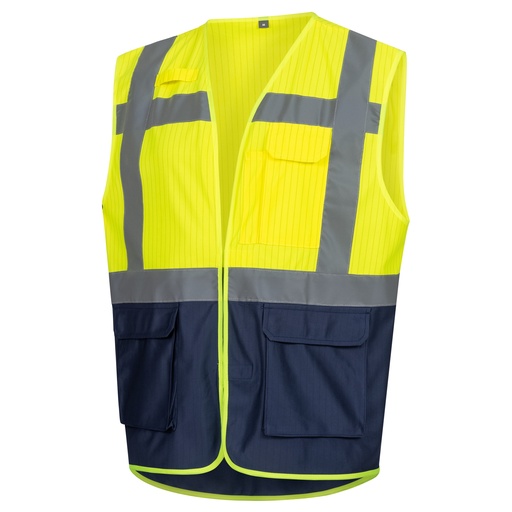 [7119-4021] 7119-4021 NITRAS high-visibility waistcoat