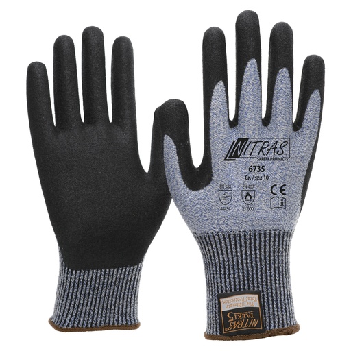 [6735] 6735 NITRAS TAEKI cut protection gloves