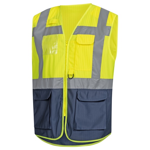 [7118-4021] 7118-4021 NITRAS high-visibility waistcoat