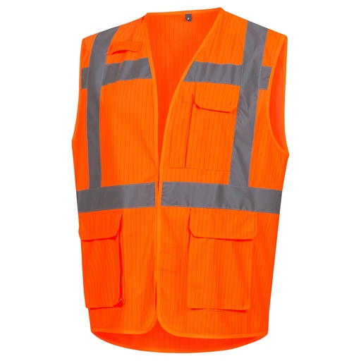 [7119-4100] 7119-4100 NITRAS high-visibility waistcoat