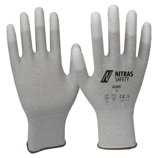 [6230T] 6230T NITRAS antistatic gloves