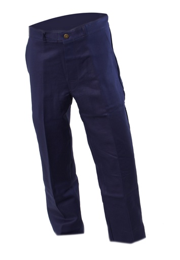 Broek Gary 100% kat navy 0220